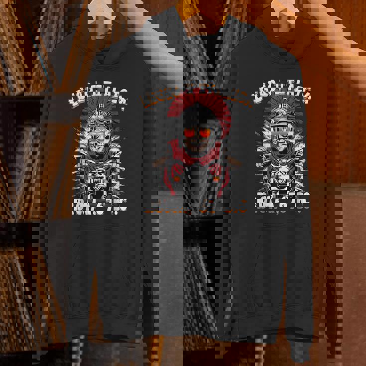 面白いローマのセンチュリオン モーターサイクリスト Legio 1 Italica パーカー