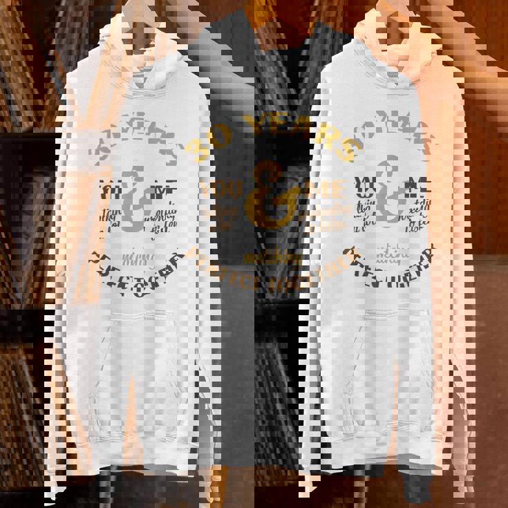 30年 一緒に完成 30周年 おそろい カップル パーカー