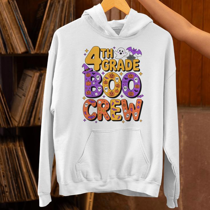 4th Grade Boo Crew Ghost Halloween Teacher Costume Unisex Hoodie, 4th Grade Teacher Hoodies, gift for family, gift for coworker 4th Grade Boo Crew Ghost Halloween Teacher Costume Unisex Hoodie, 4th Grade Teacher Hoodies, gift for family, gift for coworker