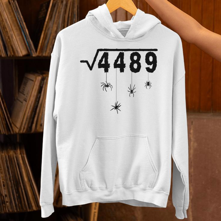 67 Meme Math Teacher 6 7 Halloween Spiders Square Root 4489 Unisex Hoodie, gift for family, gift for coworker