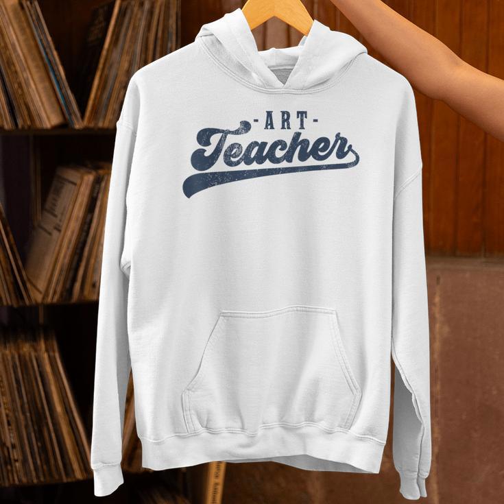 Art Teacher Men Women Cute Vintage Graphic Art Teacher Unisex Hoodie, gift for family, gift for coworker Art Teacher Men Women Cute Vintage Graphic Art Teacher Unisex Hoodie, gift for family, gift for coworker