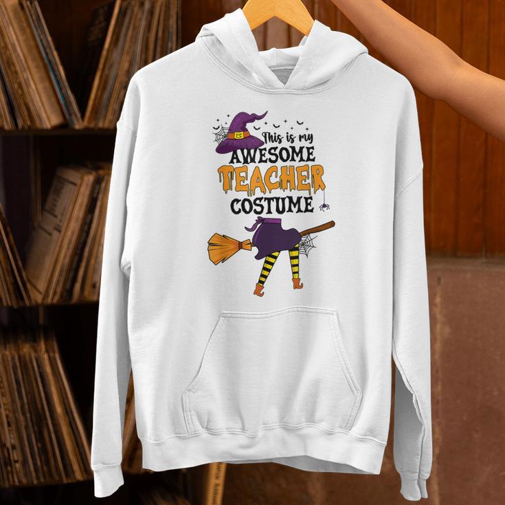 This Is My Awesome Teacher Costume Halloween Witch Unisex Hoodie, gift for family, gift for coworker This Is My Awesome Teacher Costume Halloween Witch Unisex Hoodie, gift for family, gift for coworker