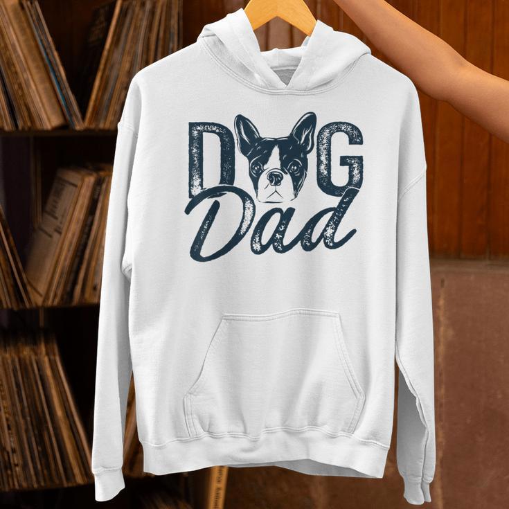 Boston Terrier Dog Dad Unisex Hoodie, Boston Terrier Dad Hoodies, gift for family, gift for coworker