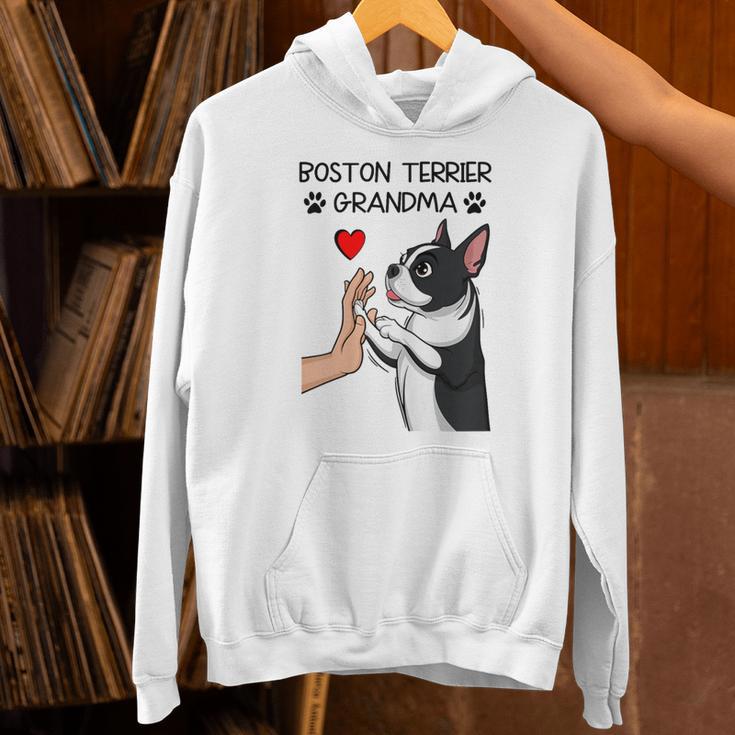 Boston Terrier Grandma Mother's Day Dog Mom Unisex Hoodie, Boston Terrier Mom Hoodies, gift for family, gift for coworker