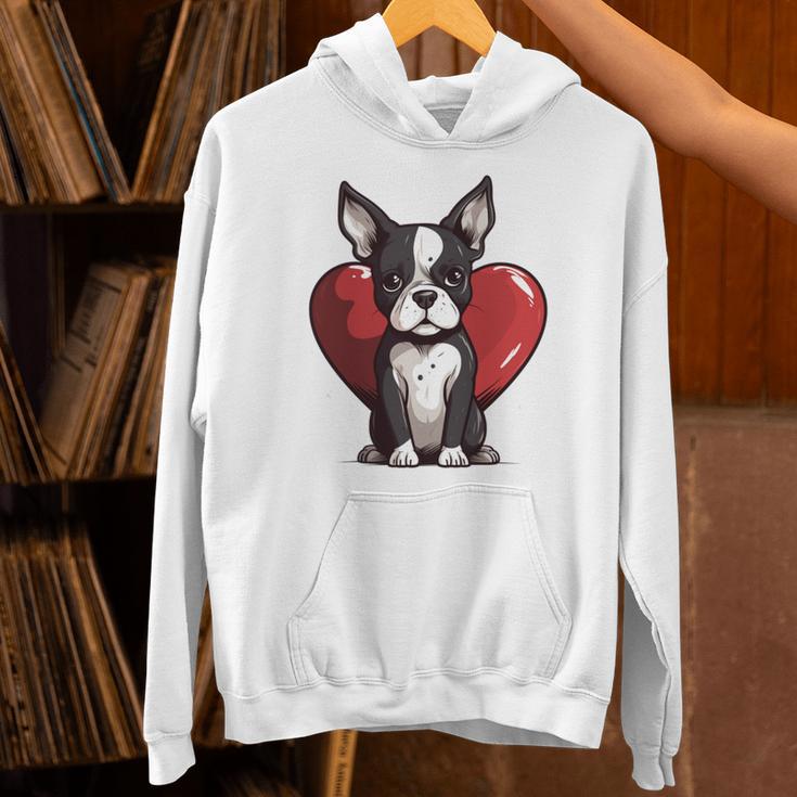 Boston Terrier Mom Dad Bostie Dog Lover Valentines Day Unisex Hoodie, Boston Terrier Mom Hoodies, Boston Terrier Dad Hoodies, gift for family, gift for coworker