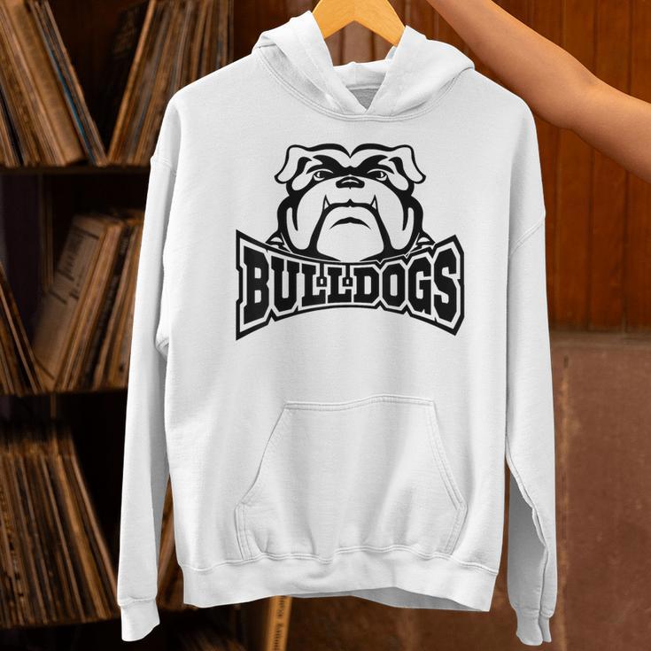 Bulldogs Teacher Student School Sports Fan Team Spirit Unisex Hoodie, gift for family, gift for coworker