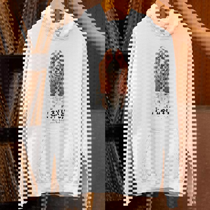 I Can Fly バセットハウンド パーカー