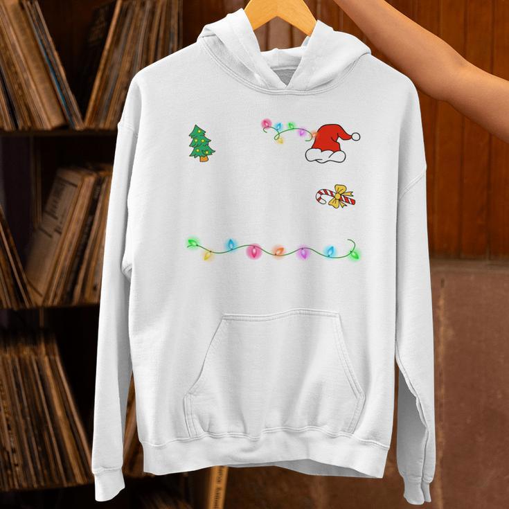 Is It Christmas Break Yet Teacher Xmas Light Santa Hat Unisex Hoodie, gift for family, gift for coworker