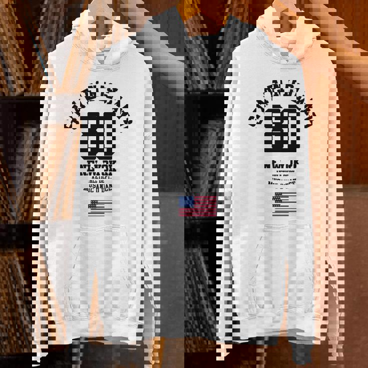 Cooltaten Island New York City Illustration Fashiontyle 長袖tシャツ パーカー