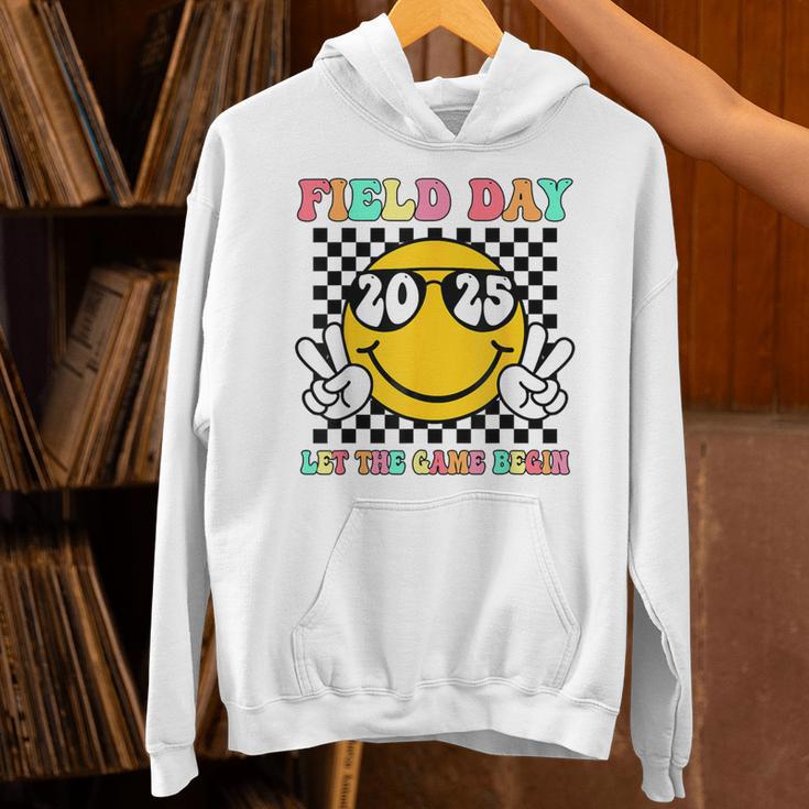 Field Day 2025 Let The Games Begin Yellow Team Teachers Kids Unisex Hoodie, gift for family, gift for coworker Field Day 2025 Let The Games Begin Yellow Team Teachers Kids Unisex Hoodie, gift for family, gift for coworker