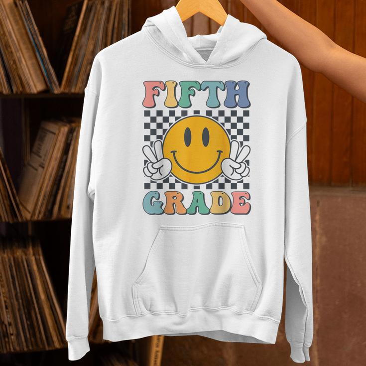 Fifth Grade Team Teachers Boys Girls Retro Smile 5th Grade Unisex Hoodie, gift for family, gift for coworker Fifth Grade Team Teachers Boys Girls Retro Smile 5th Grade Unisex Hoodie, gift for family, gift for coworker