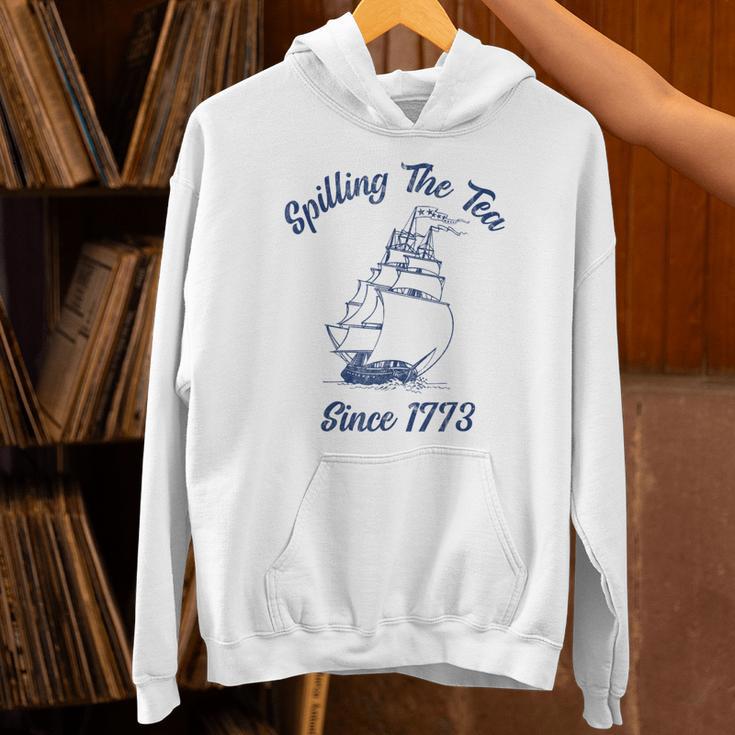 Fun 4th Of July Spilling The Tea Since 1773 History Teacher Unisex Hoodie, History Teacher Hoodies, gift for family, gift for coworker Fun 4th Of July Spilling The Tea Since 1773 History Teacher Unisex Hoodie, History Teacher Hoodies, gift for family, gift for coworker