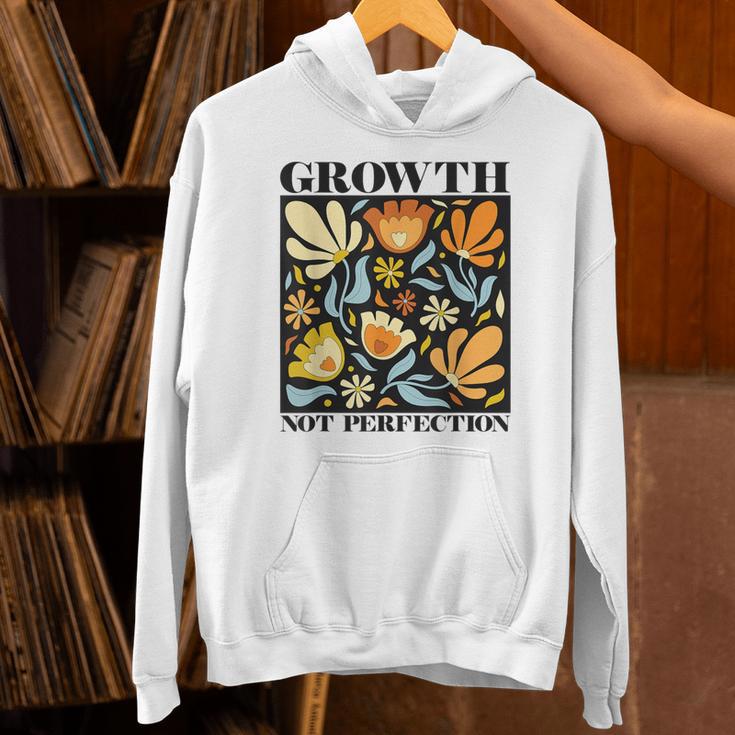 Growth Not Perfection Abstract Florals SPED Teacher Unisex Hoodie, gift for family, gift for coworker