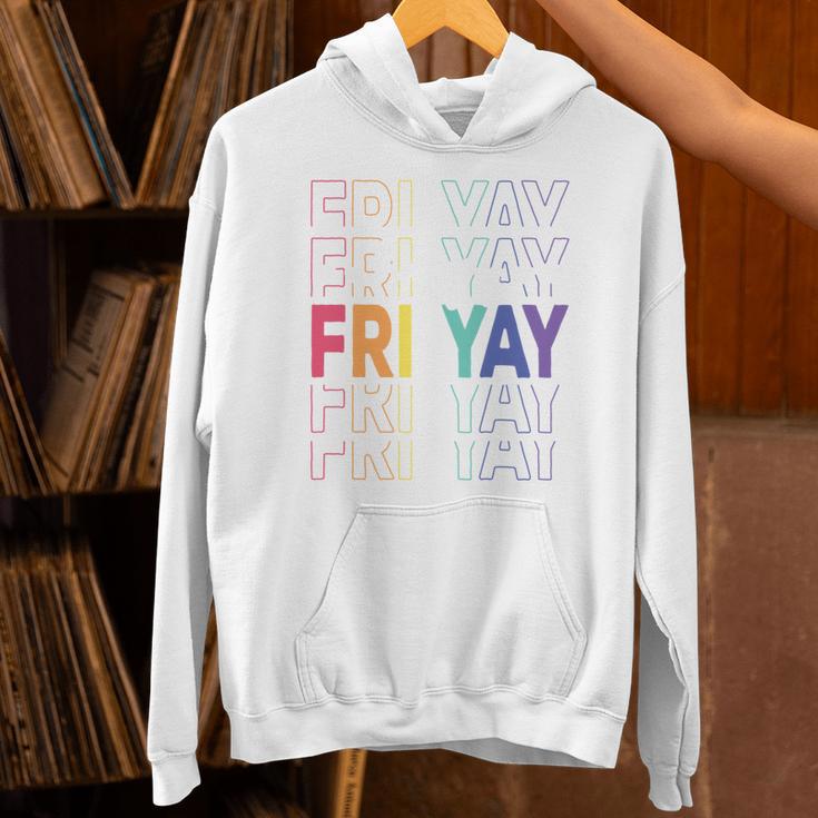 Happy Fri Yay Teacher Friday Saying Unisex Hoodie, gift for family, gift for coworker Happy Fri Yay Teacher Friday Saying Unisex Hoodie, gift for family, gift for coworker