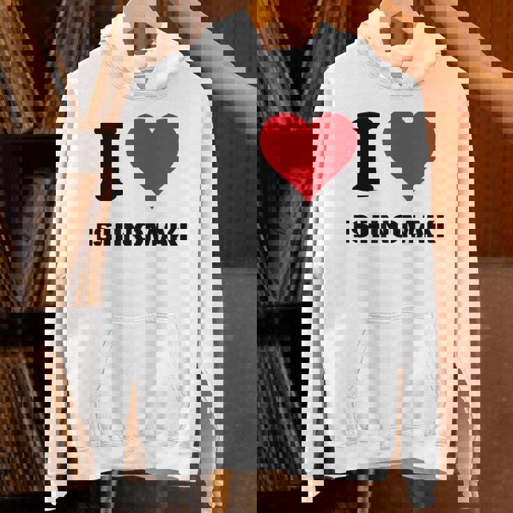 I Heart 石巻ジャパンラブ 日本のお土産品 パーカー