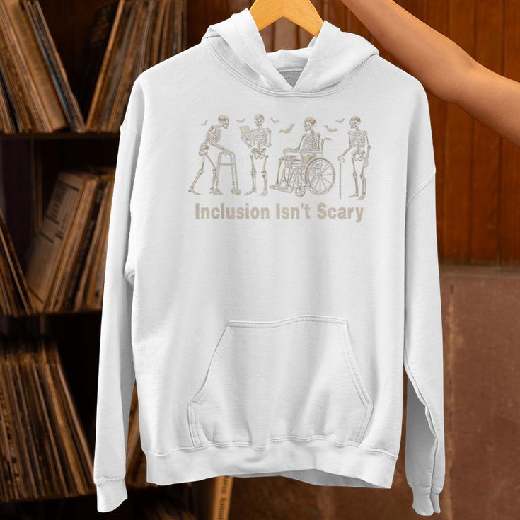 Inclusion Isn't Scary Skeleton Halloween Sped Teacher Premium Tri-Blend Unisex Hoodie, gift for family, gift for coworker