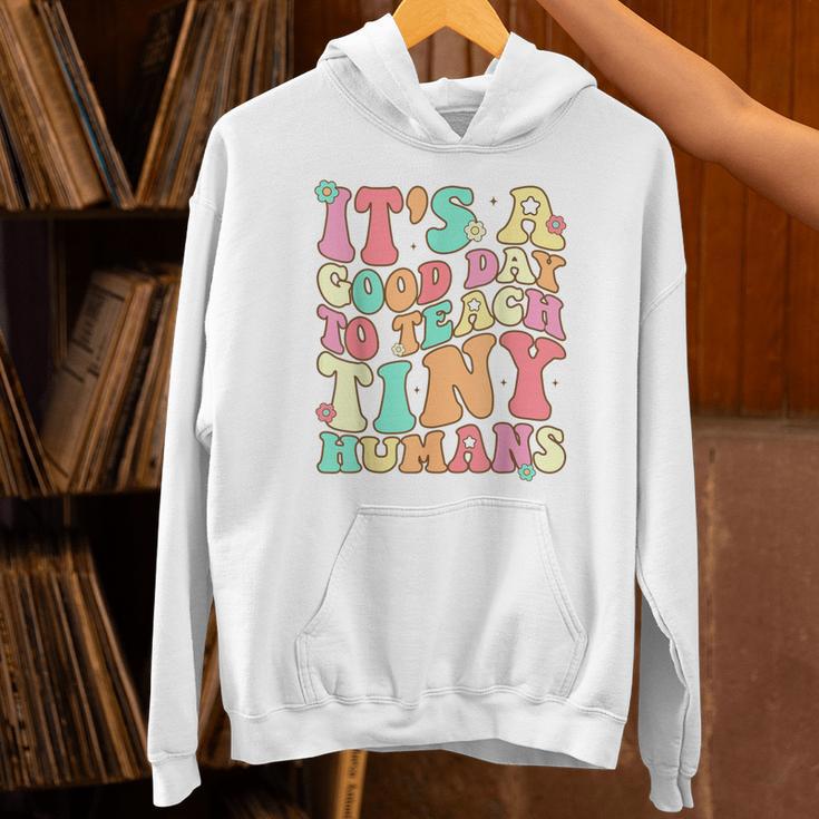 It's A Good Day To Teach Tiny Humans Teacher Teaching Unisex Hoodie, gift for family, gift for coworker It's A Good Day To Teach Tiny Humans Teacher Teaching Unisex Hoodie, gift for family, gift for coworker