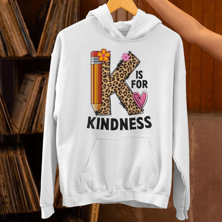 K Is For Kindness Unity Day Teacher Kids Unisex Hoodie, gift for family, gift for coworker K Is For Kindness Unity Day Teacher Kids Unisex Hoodie, gift for family, gift for coworker