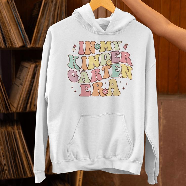 In My Kindergarten Era Retro Back To School Teacher Student Unisex Hoodie, gift for family, gift for coworker