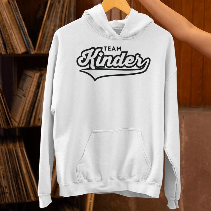 Kindergarten TEAM School Teacher Kinder Baseball-Style Shirt Unisex Hoodie, gift for family, gift for coworker
