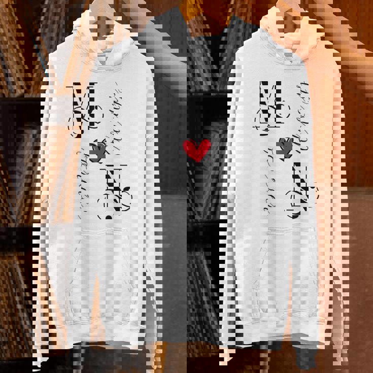 M & N カップル イニシャル 結婚式 記念日 新築祝い パーカー