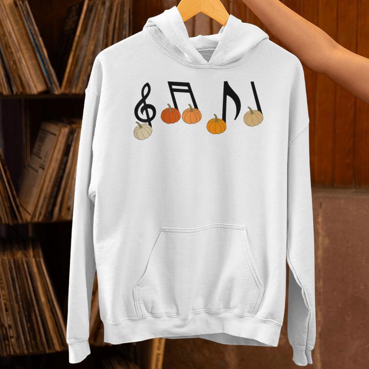 Music Notes Pumpkin Music Teacher Musician Fall Halloween Men Women Kids Unisex Hoodie, gift for family, gift for coworker