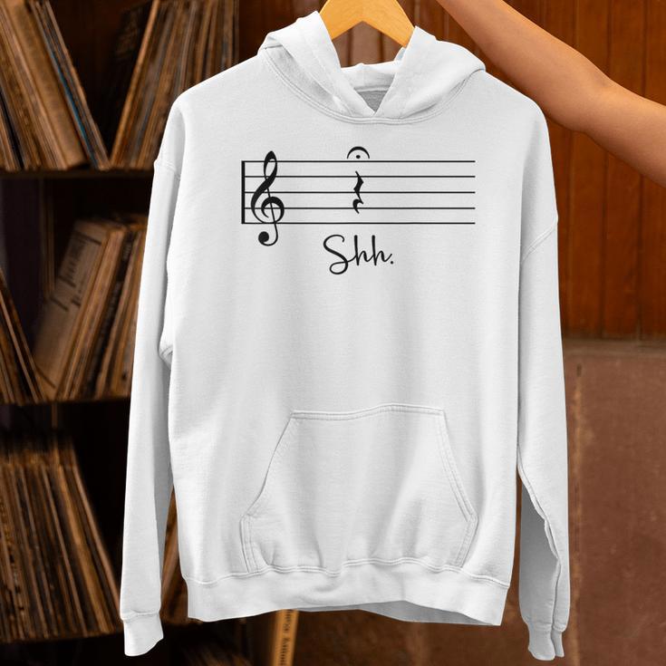 Music Notes Shirt Shh Quarter Fermata Teacher Unisex Hoodie, gift for family, gift for coworker Music Notes Shirt Shh Quarter Fermata Teacher Unisex Hoodie, gift for family, gift for coworker