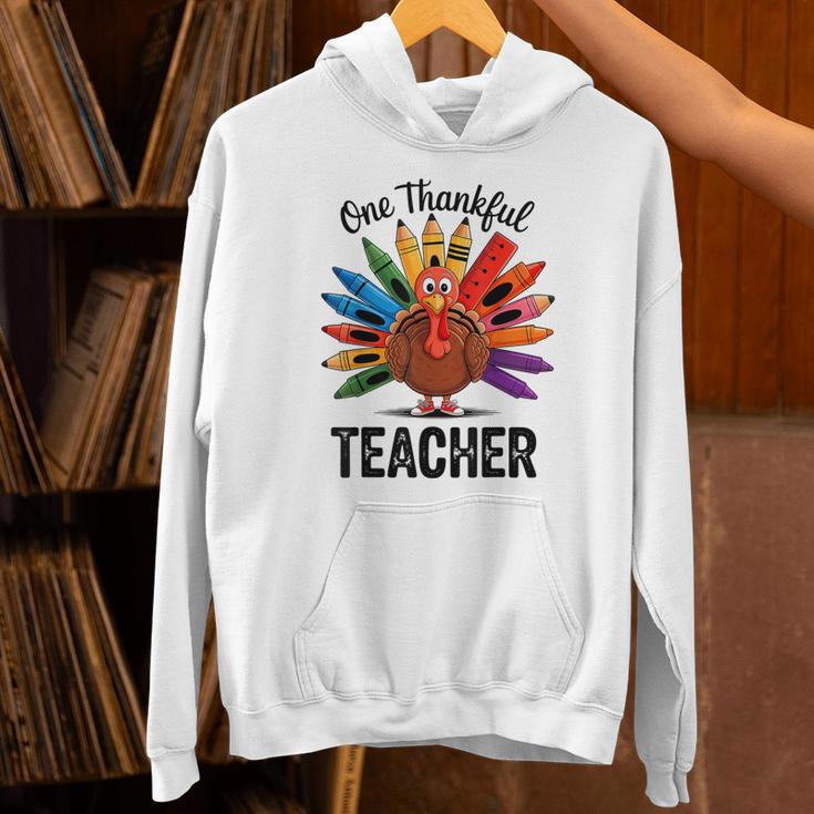 One Thankful Teacher Thanksgiving TurkeyCute Pencil Unisex Hoodie, gift for family, gift for coworker One Thankful Teacher Thanksgiving TurkeyCute Pencil Unisex Hoodie, gift for family, gift for coworker