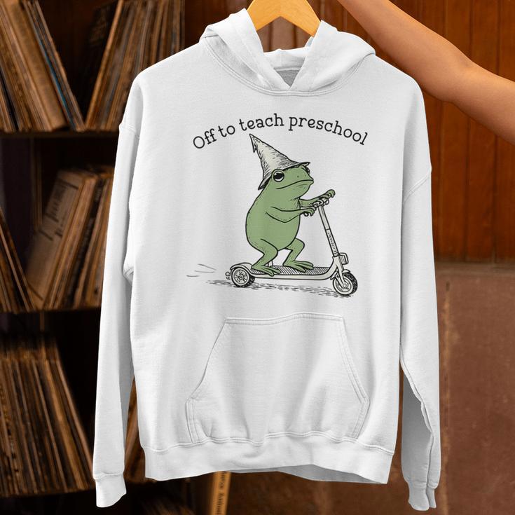 Pre K Grade Teacher Frog Back To School Preschool Unisex Hoodie, gift for family, gift for coworker Pre K Grade Teacher Frog Back To School Preschool Unisex Hoodie, gift for family, gift for coworker