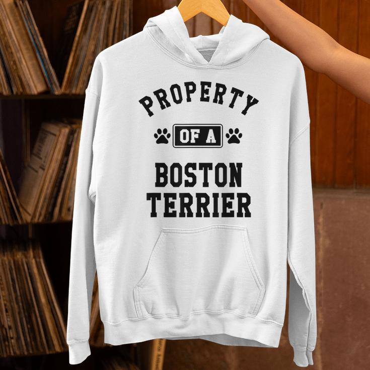 Property Of Boston Terrier Boston Terrier Shirt Unisex Hoodie, gift for family, gift for coworker