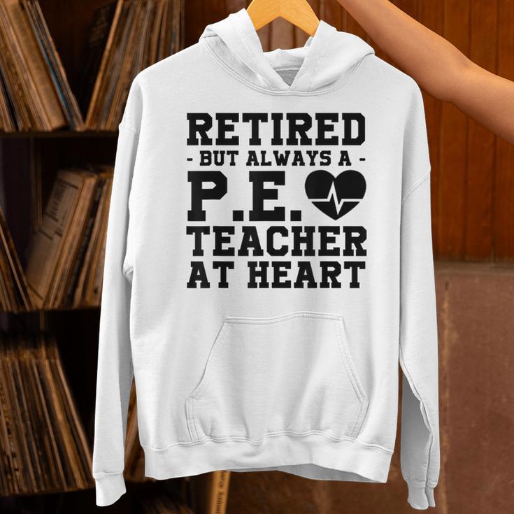 Retirement But Always A Pe Teacher At Heart Pride Shirt Unisex Hoodie, Pe Teacher Hoodies, gift for family, gift for coworker