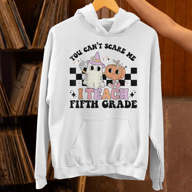 Retro You Can't Scare Me I Teach 5th Grade Teacher Halloween Unisex Hoodie, gift for family, gift for coworker Retro You Can't Scare Me I Teach 5th Grade Teacher Halloween Unisex Hoodie, gift for family, gift for coworker