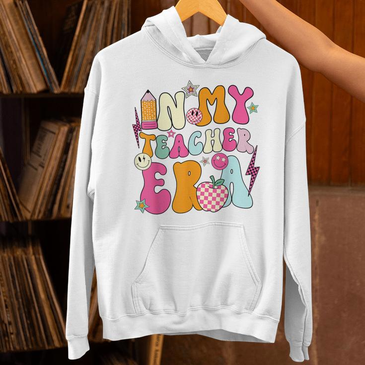 Retro Groovy In My Teaching Era Best Teacher Appreciation Unisex Hoodie, Groovy Teacher Hoodies, gift for family, gift for coworker Retro Groovy In My Teaching Era Best Teacher Appreciation Unisex Hoodie, Groovy Teacher Hoodies, gift for family, gift for coworker