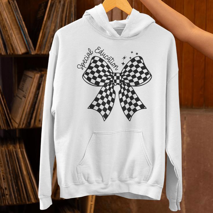 Retro Special Education Squad Coquette Bow SPED Teacher Unisex Hoodie, gift for family, gift for coworker