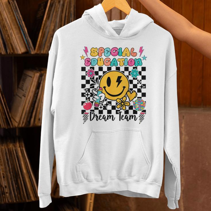 Retro Special Education Squad Groovy Dream Team Teacher Unisex Hoodie, Groovy Teacher Hoodies, gift for family, gift for coworker Retro Special Education Squad Groovy Dream Team Teacher Unisex Hoodie, Groovy Teacher Hoodies, gift for family, gift for coworker
