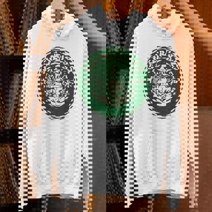 Saunabucks サウナ パロディ サウナー向け おもしろデザイン ととのう グッズ おもしろ 文字 スタバ カフェ パーカー