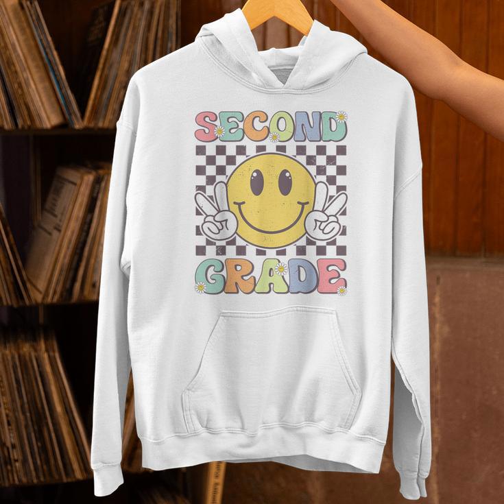 Second Grade Teachers Boys Girls Smile Face 2nd Grade Team Unisex Hoodie, gift for family, gift for coworker Second Grade Teachers Boys Girls Smile Face 2nd Grade Team Unisex Hoodie, gift for family, gift for coworker