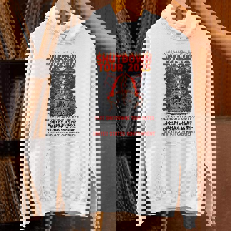 Shutdown Tour 2025 Us Government Shutdown Hoodie