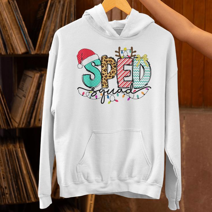 SPED Squad Special Education Teacher Autism Christmas Women Unisex Hoodie, gift for family, gift for coworker SPED Squad Special Education Teacher Autism Christmas Women Unisex Hoodie, gift for family, gift for coworker