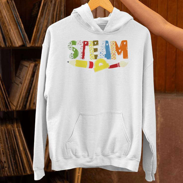 Steam Teacher Science Tech Engineering Arts Maker Unisex Hoodie, Science Teacher Hoodies, gift for family, gift for coworker