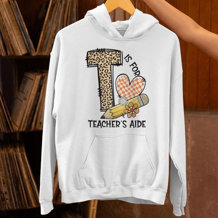 T Is For Teacher’s Aide Back To First Day Of School Leopard Men Women Girls Kids Unisex Hoodie, gift for family, gift for coworker T Is For Teacher’s Aide Back To First Day Of School Leopard Men Women Girls Kids Unisex Hoodie, gift for family, gift for coworker