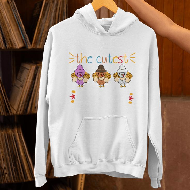 I Teach The Cutest Turkeys School Teachers Thanksgiving Unisex Hoodie, gift for family, gift for coworker