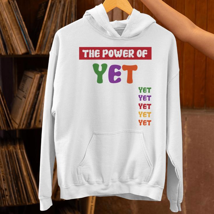 Teacher Growth Mindset Power Of Yet Unisex Hoodie, gift for family, gift for coworker Teacher Growth Mindset Power Of Yet Unisex Hoodie, gift for family, gift for coworker