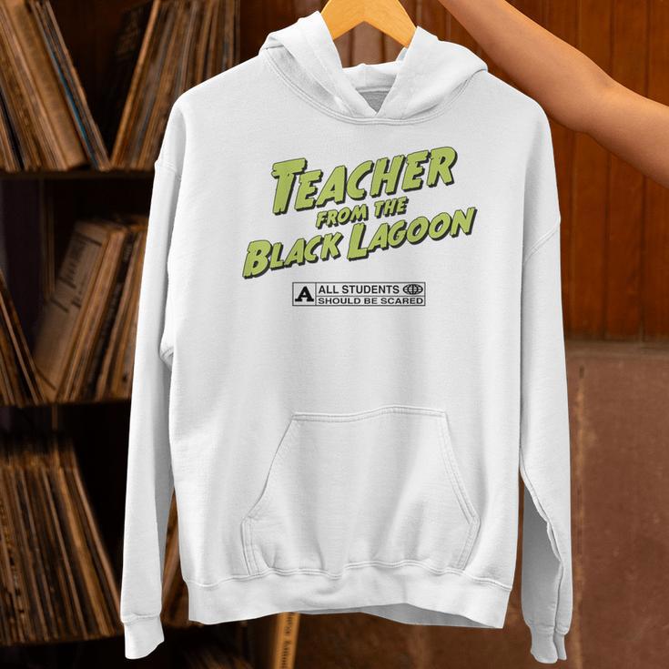 Teacher Halloween Tshirt Teacher From The Lagoon Men Women Unisex Hoodie, gift for family, gift for coworker