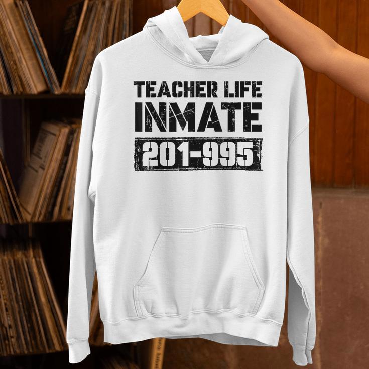 Teacher Life Jail Inmate Prisoner Halloween Costume Unisex Hoodie, gift for family, gift for coworker
