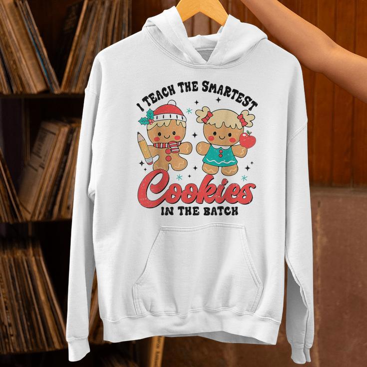 Teacher Of Smart Cookies Cute Gingerbread Teacher Christmas Unisex Hoodie, gift for family, gift for coworker Teacher Of Smart Cookies Cute Gingerbread Teacher Christmas Unisex Hoodie, gift for family, gift for coworker