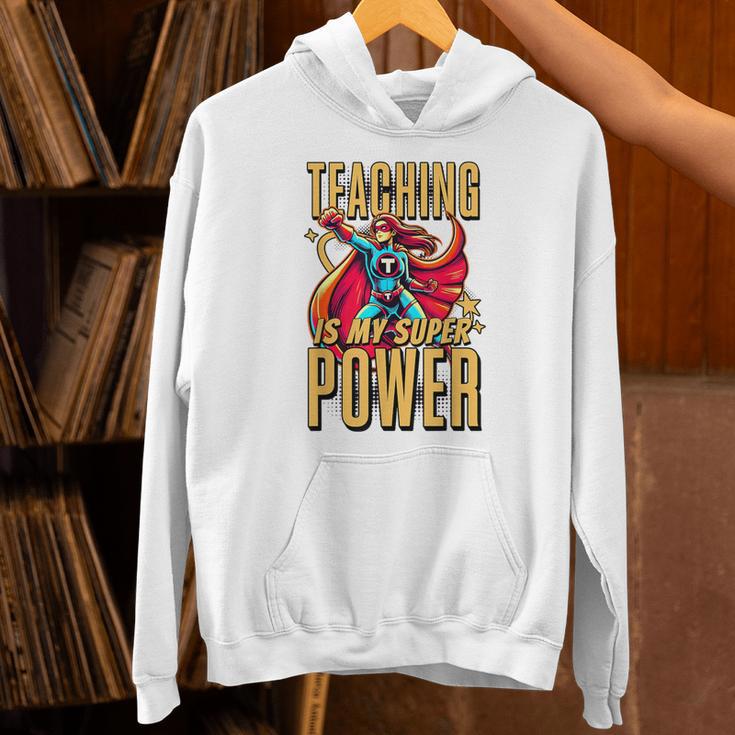 Teaching Is My Super Power Superhero Teacher Unisex Hoodie, Super Teacher Hoodies, gift for family, gift for coworker Teaching Is My Super Power Superhero Teacher Unisex Hoodie, Super Teacher Hoodies, gift for family, gift for coworker