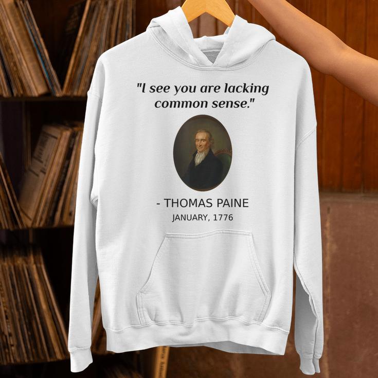 Thomas Paine Common Sense USA History Teacher Student Unisex Hoodie, History Teacher Hoodies, gift for family, gift for coworker