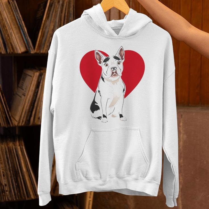 Valentine's Day Boston Terrier Lover Unisex Hoodie, gift for family, gift for coworker