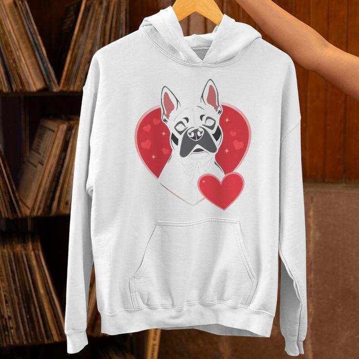 Valentine's Day Boston Terrier Unisex Hoodie, gift for family, gift for coworker